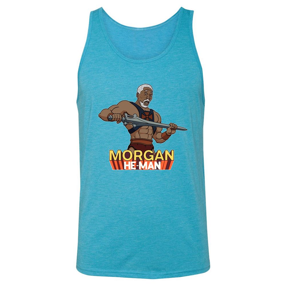 Unisex Jersey Tank - 7BCH187P - Aqua Triblend - 3