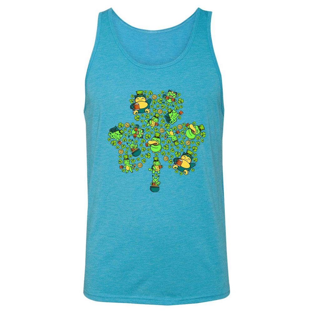 Unisex Jersey Tank - PM3NC9NS - Aqua Triblend - 3