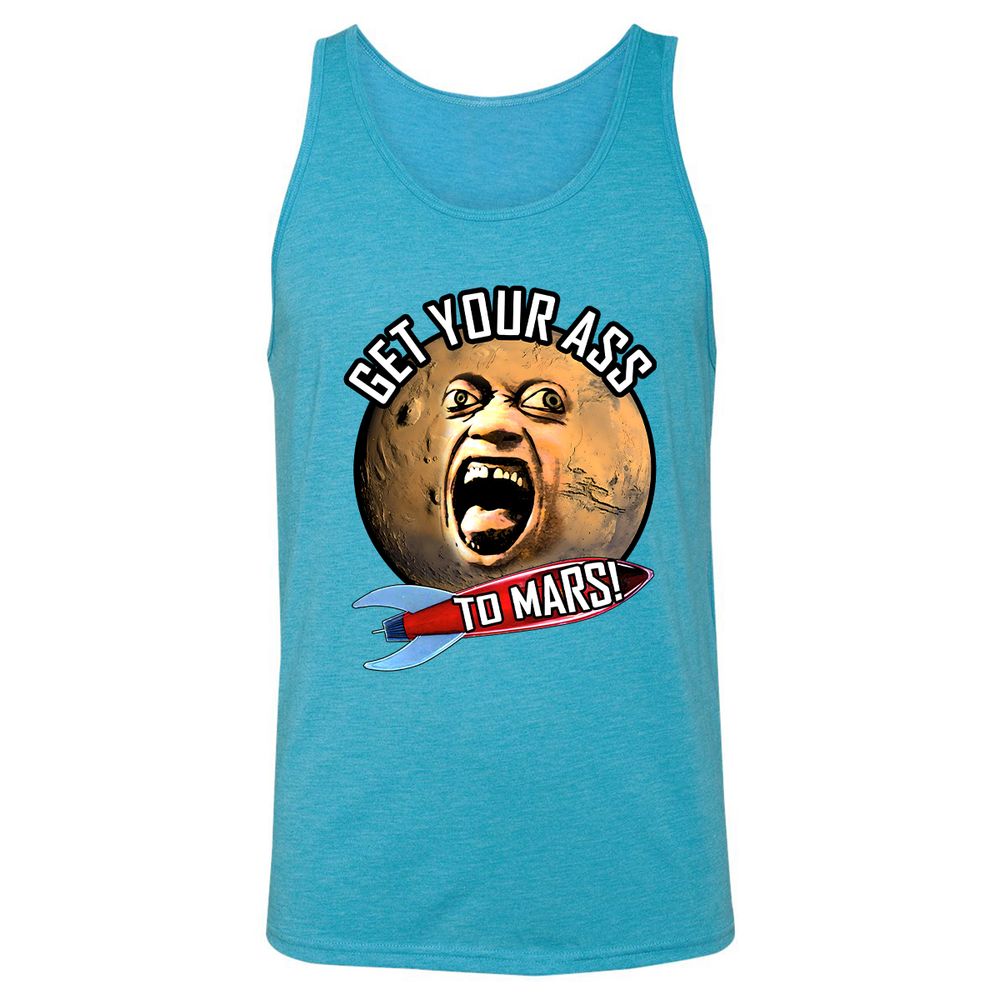 Unisex Jersey Tank - VC5HXEUL - Aqua Triblend - 3