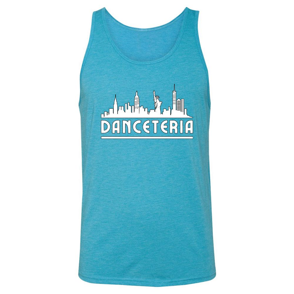Unisex Jersey Tank - ZRQWHT1J - Aqua Triblend - 3