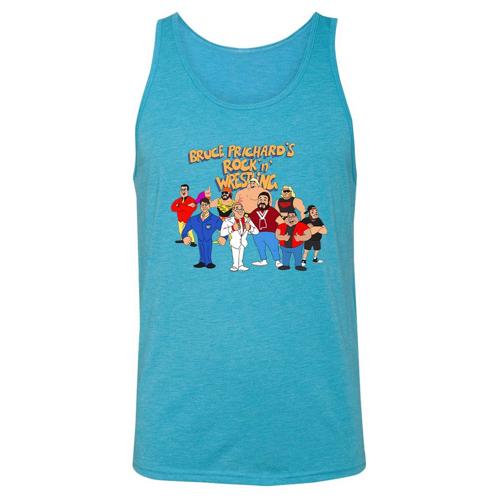 Unisex Jersey Tank - 9PGY8L1Y - Aqua Triblend - 3