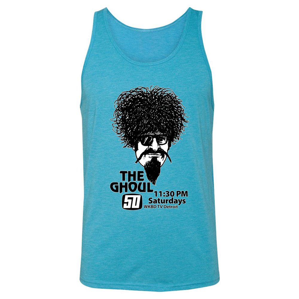 Unisex Jersey Tank - DG941PEK - Aqua Triblend - 3