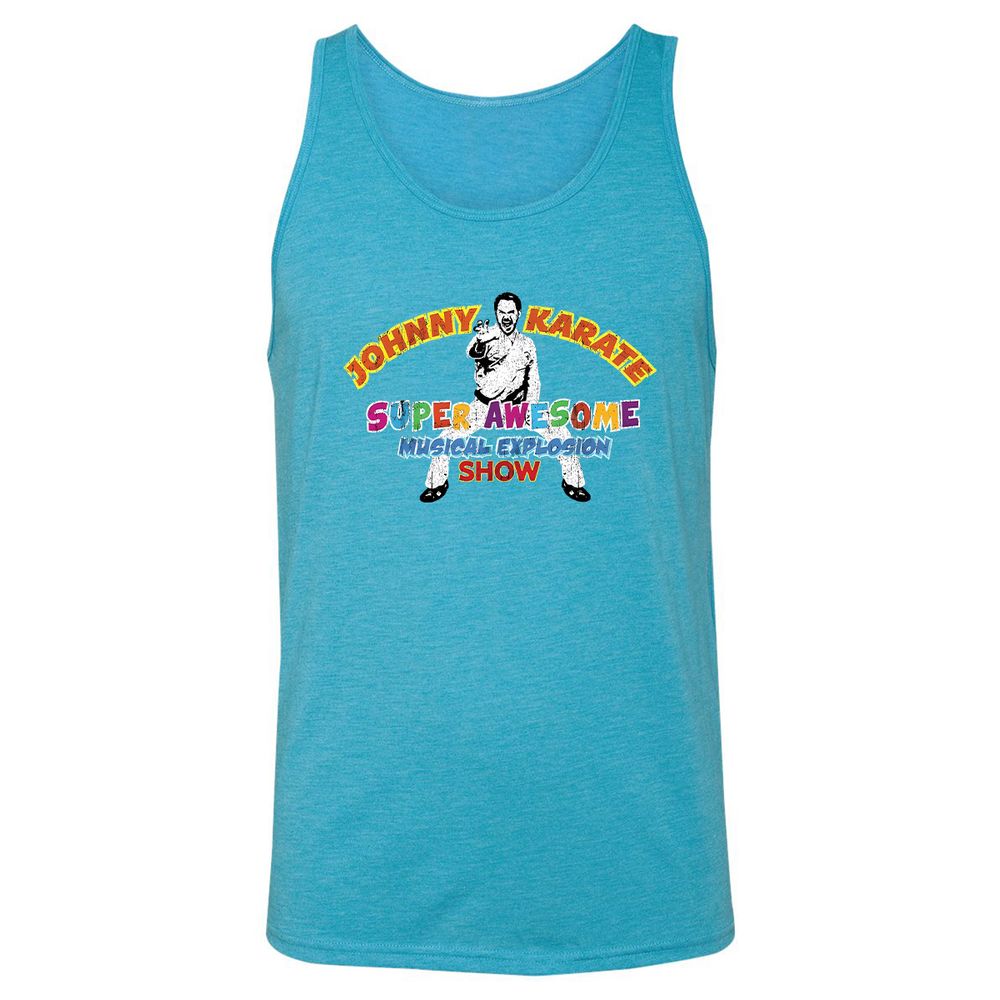 Unisex Jersey Tank - UMW9G8AM - Aqua Triblend - 3
