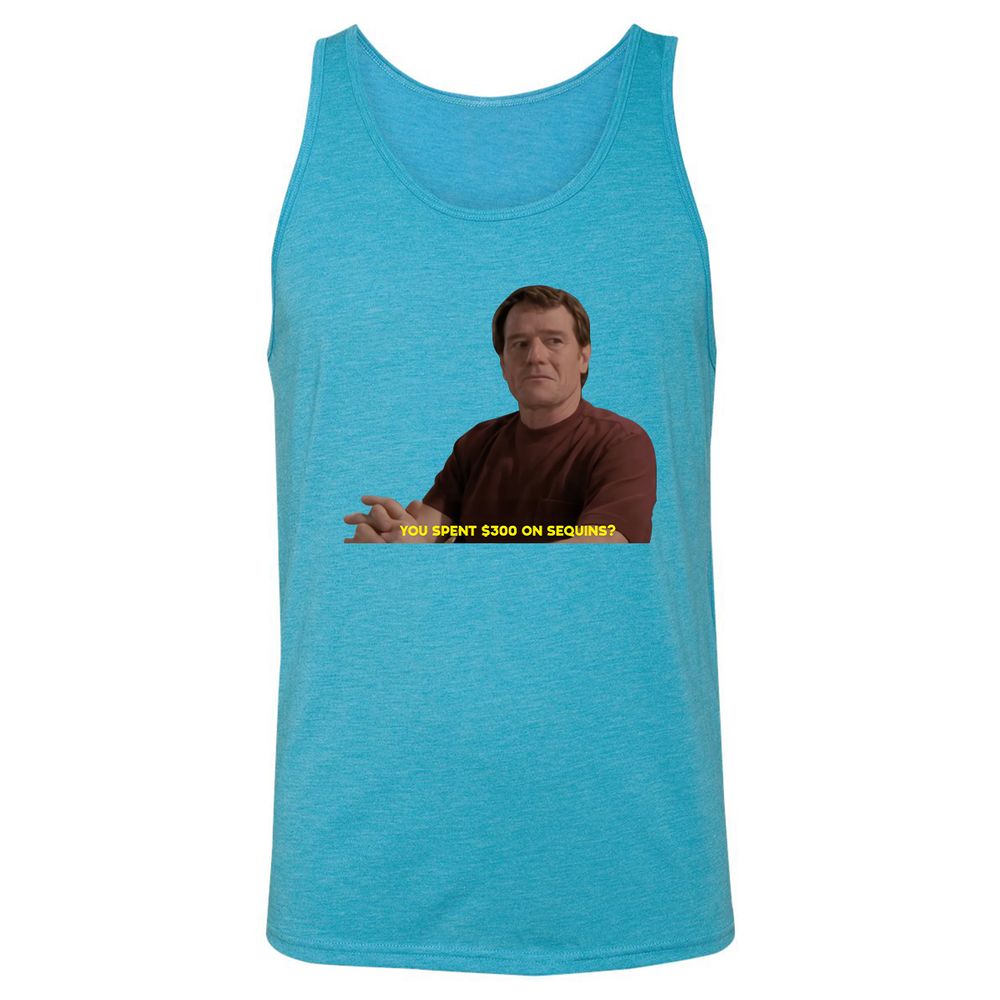 Unisex Jersey Tank - 526GF3WX - Aqua Triblend - 3