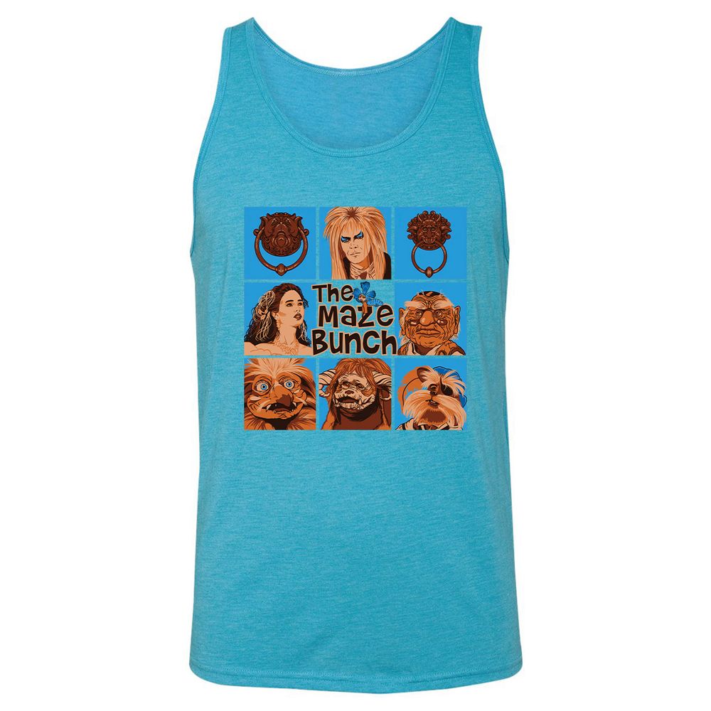 Unisex Jersey Tank - 92BB998M - Aqua Triblend - 3