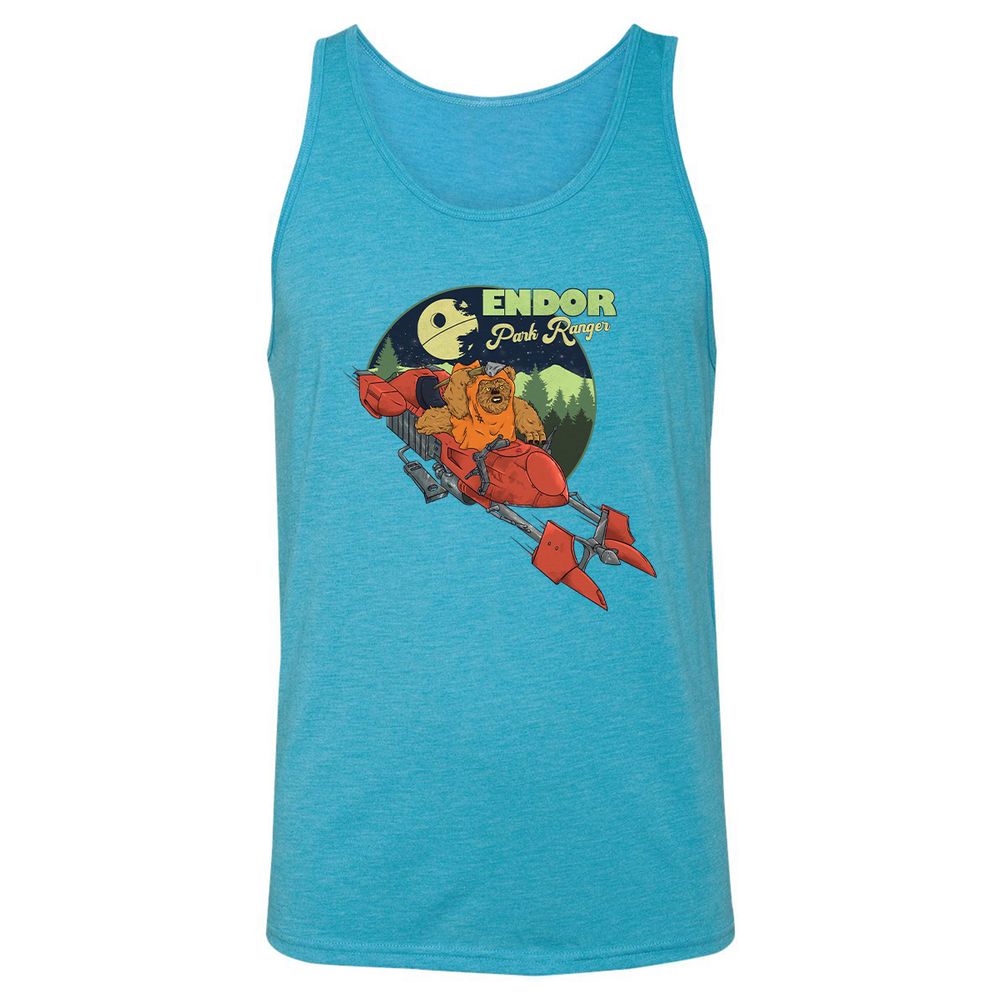 Unisex Jersey Tank - HZ8XKZWN - Aqua Triblend - 3