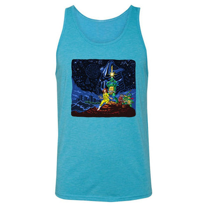 Unisex Jersey Tank - KY8T8RHX - Aqua Triblend - 3