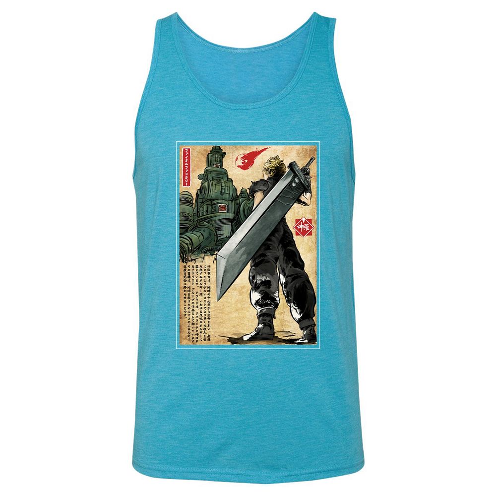 Unisex Jersey Tank - 5HZH82DJ - Aqua Triblend - 3