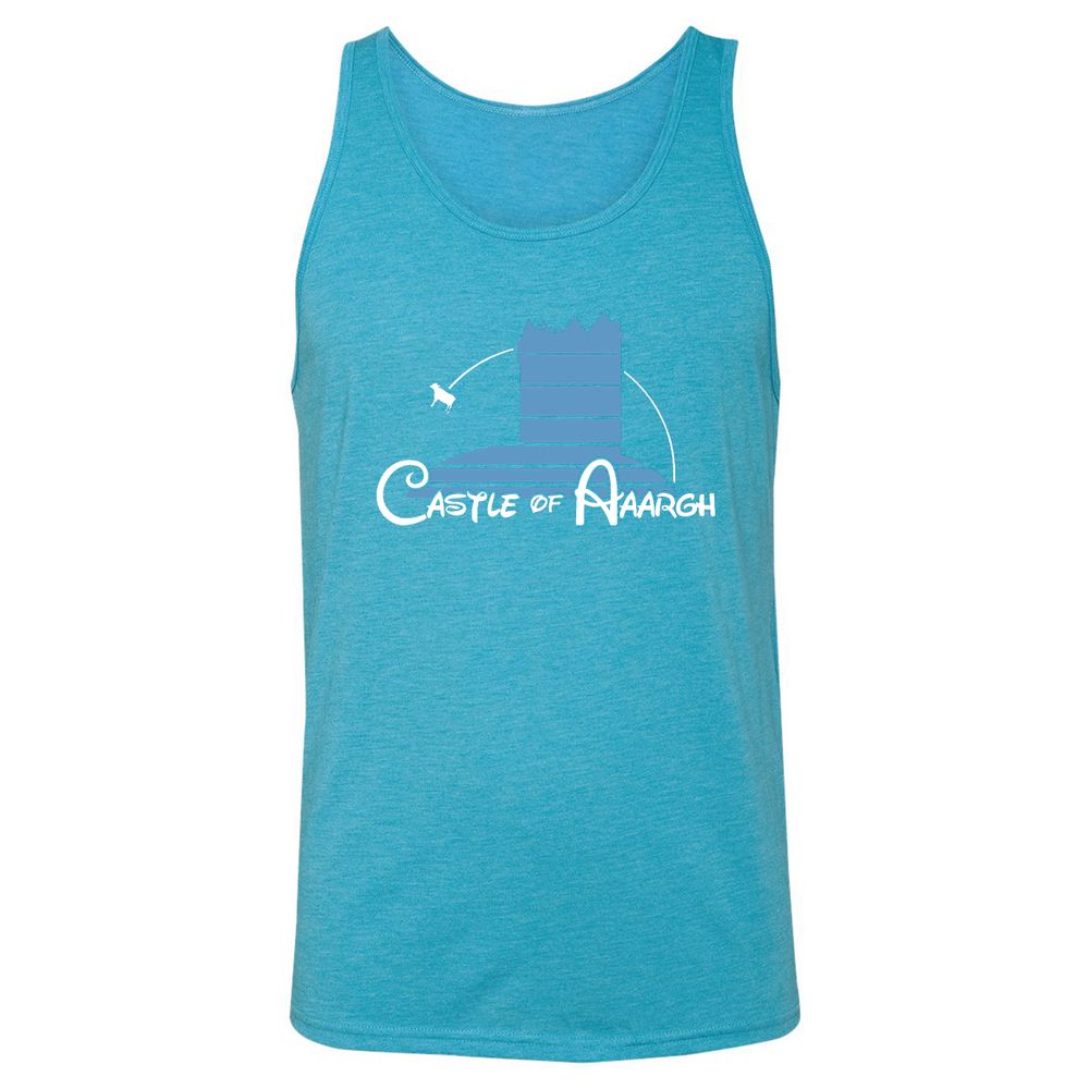 Unisex Jersey Tank - WW3YXS44 - Aqua Triblend - 3