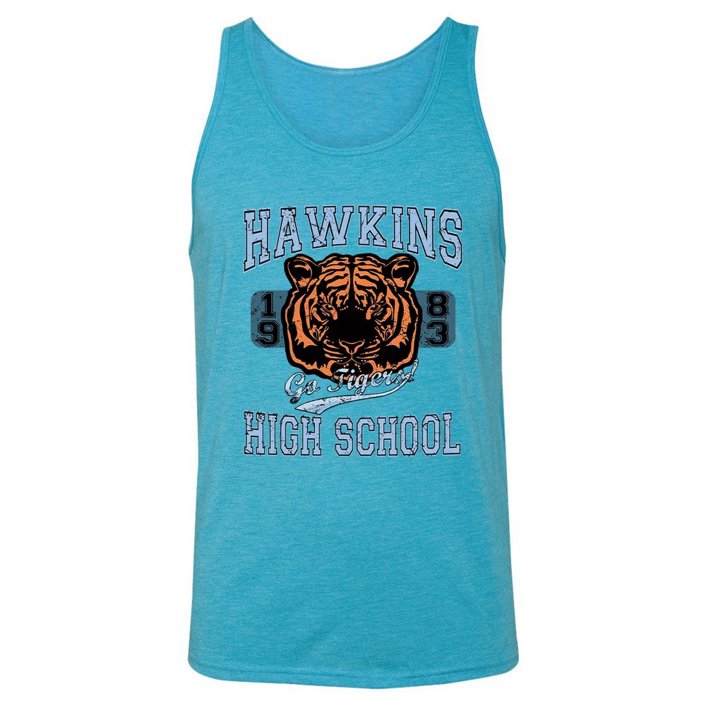 Unisex Jersey Tank - GDW4GE7J - Aqua Triblend - 3