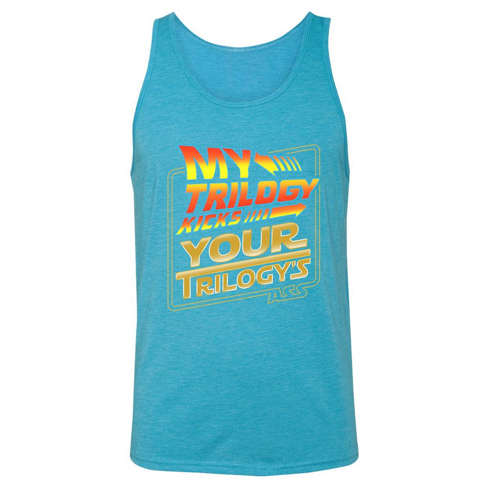 Unisex Jersey Tank - K4P3YNSQ - Aqua Triblend - 3