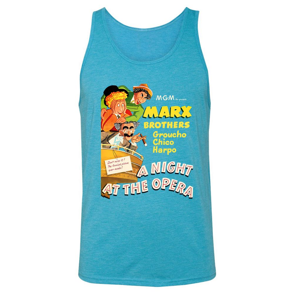 Unisex Jersey Tank - 67GGSFUV - Aqua Triblend - 3