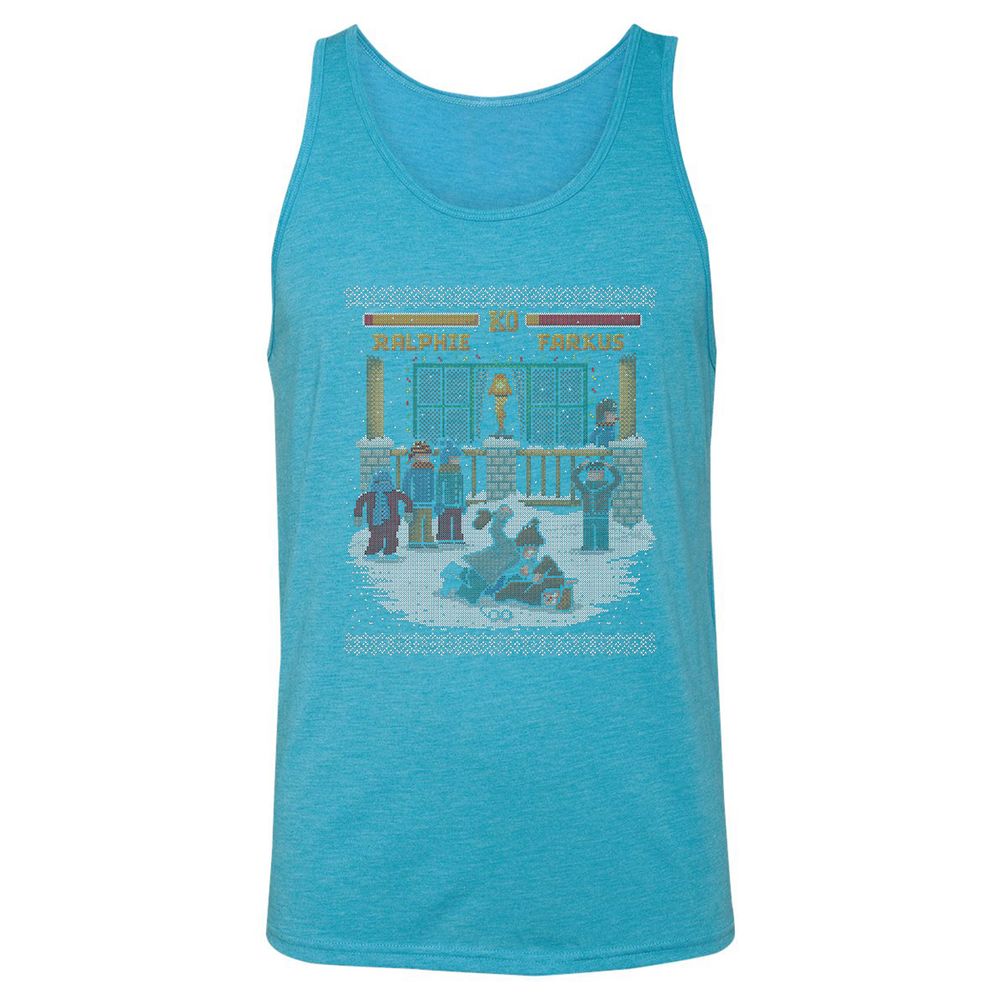 Unisex Jersey Tank - 7LJML9XW - Aqua Triblend - 3