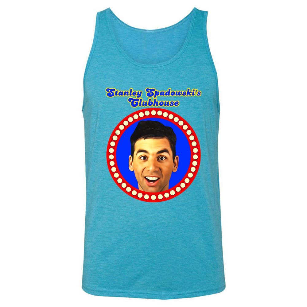 Unisex Jersey Tank - 1VP15WJX - Aqua Triblend - 3