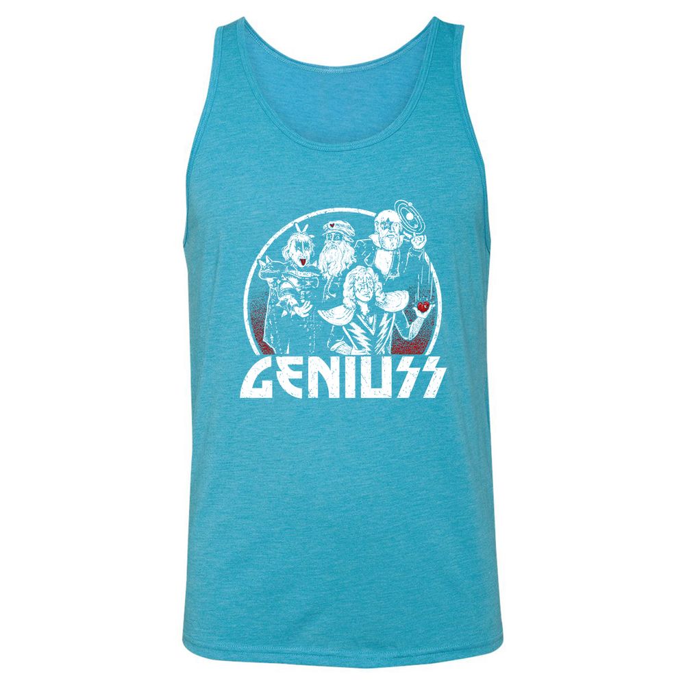 Unisex Jersey Tank - 1LMCLN7M - Aqua Triblend - 3