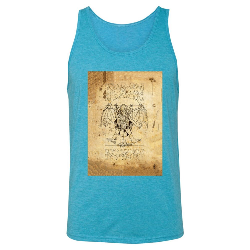 Unisex Jersey Tank - WGH41BDM - Aqua Triblend - 3