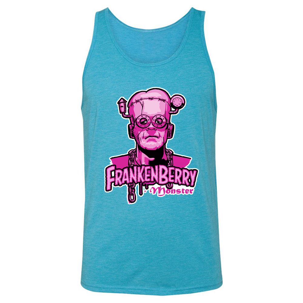 Unisex Jersey Tank - B8WU85PT - Aqua Triblend - 3