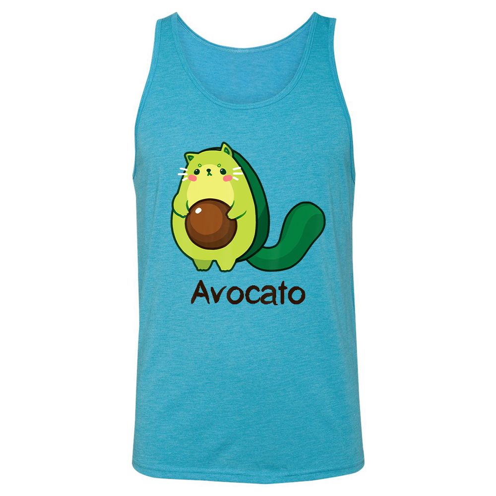 Unisex Jersey Tank - U565WCL3 - Aqua Triblend - 3