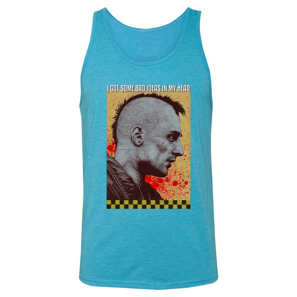 Unisex Jersey Tank - MY2RX4YQ - Aqua Triblend - 3