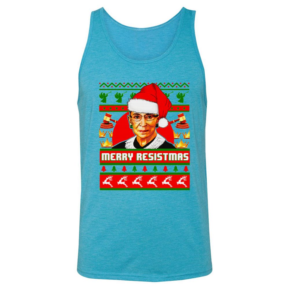 Unisex Jersey Tank - VTAYW78M - Aqua Triblend - 3