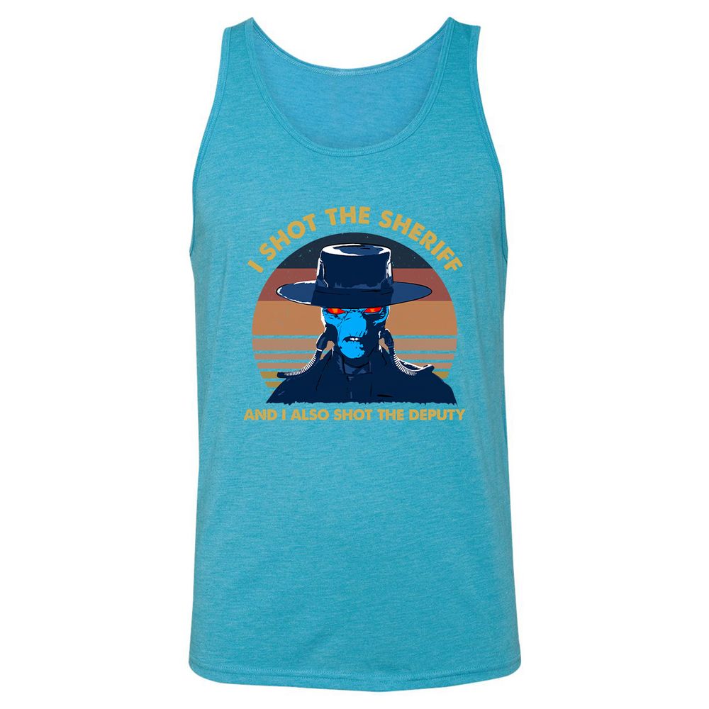 Unisex Jersey Tank - B6PPB5SD - Aqua Triblend - 3