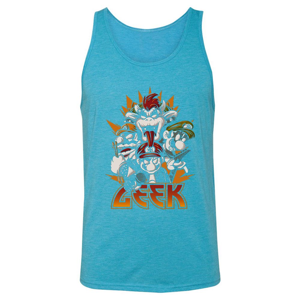 Unisex Jersey Tank - 3R3N26V8 - Aqua Triblend - 3