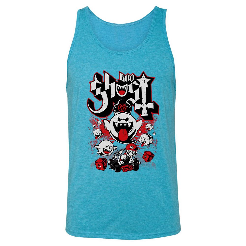 Unisex Jersey Tank - XGEQFKNG - Aqua Triblend - 3