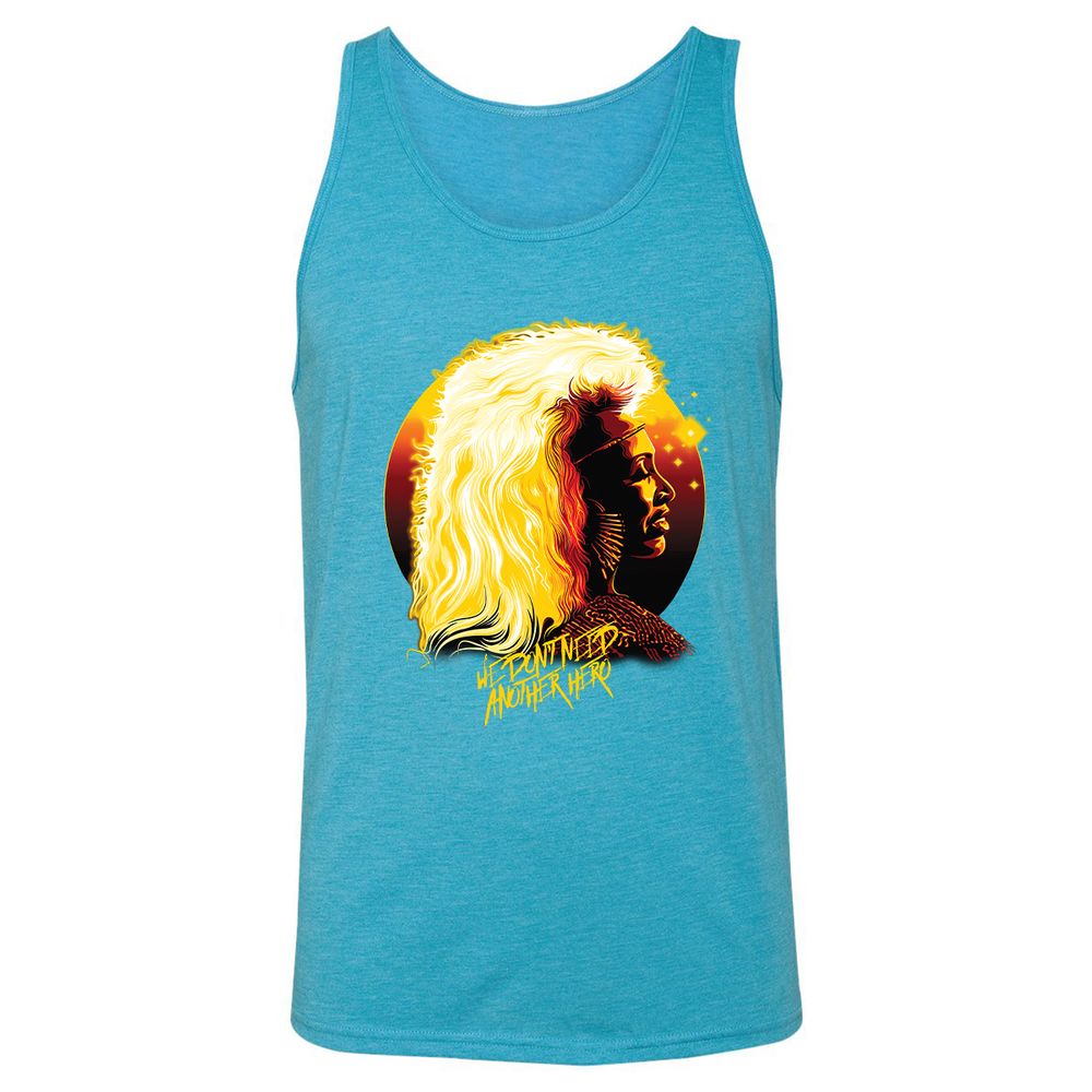 Unisex Jersey Tank - 911THCSQ - Aqua Triblend - 3