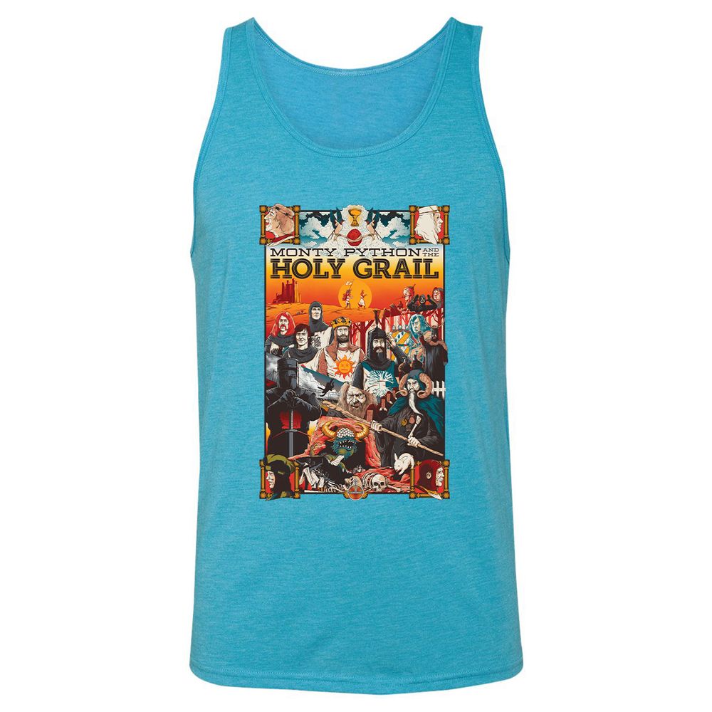 Unisex Jersey Tank - CF756QB2 - Aqua Triblend - 3