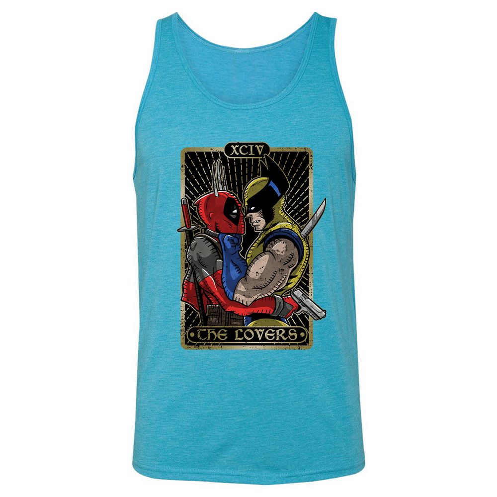 Unisex Jersey Tank - 6NCJJ5HC - Aqua Triblend - 3