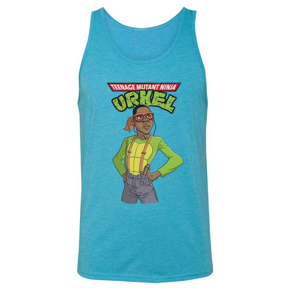 Unisex Jersey Tank - 9ETDM3TX - Aqua Triblend - 3