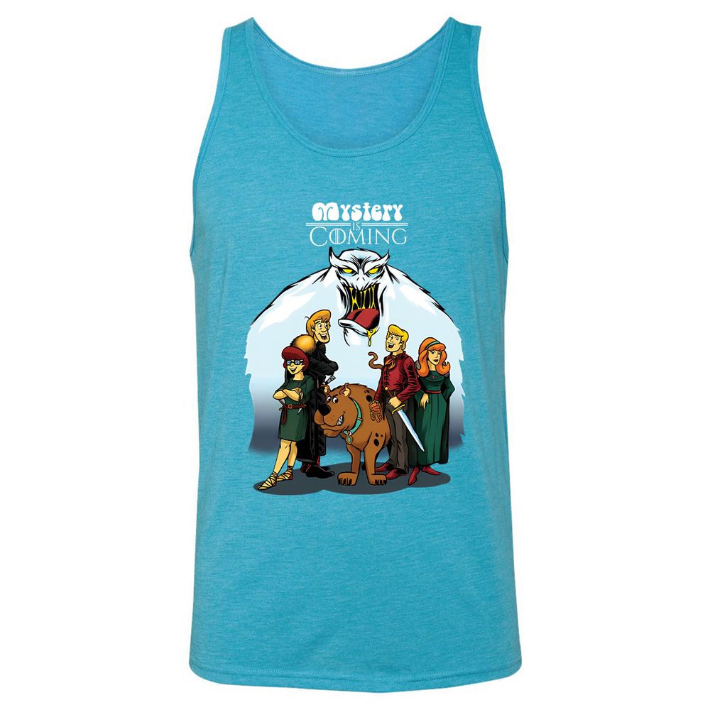 Unisex Jersey Tank - 12MJK8GX - Aqua Triblend - 3