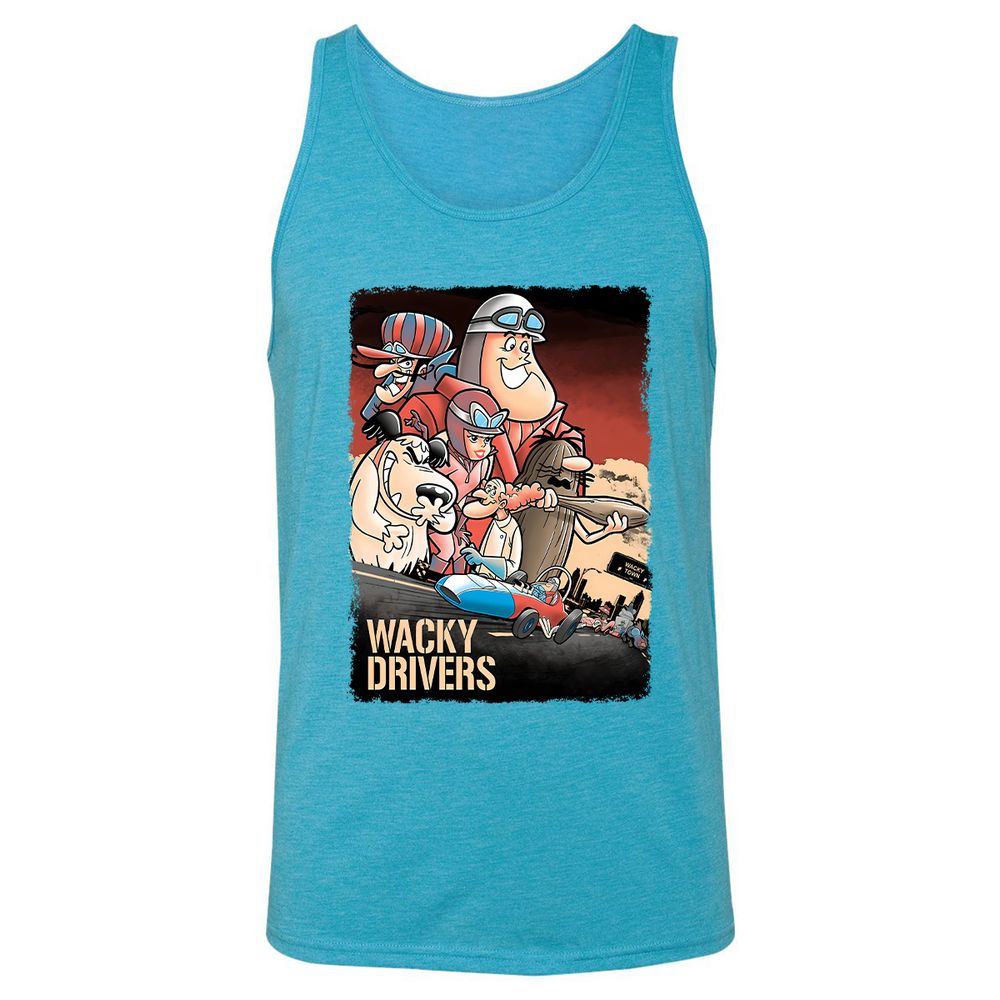 Unisex Jersey Tank - XU39U1AR - Aqua Triblend - 3