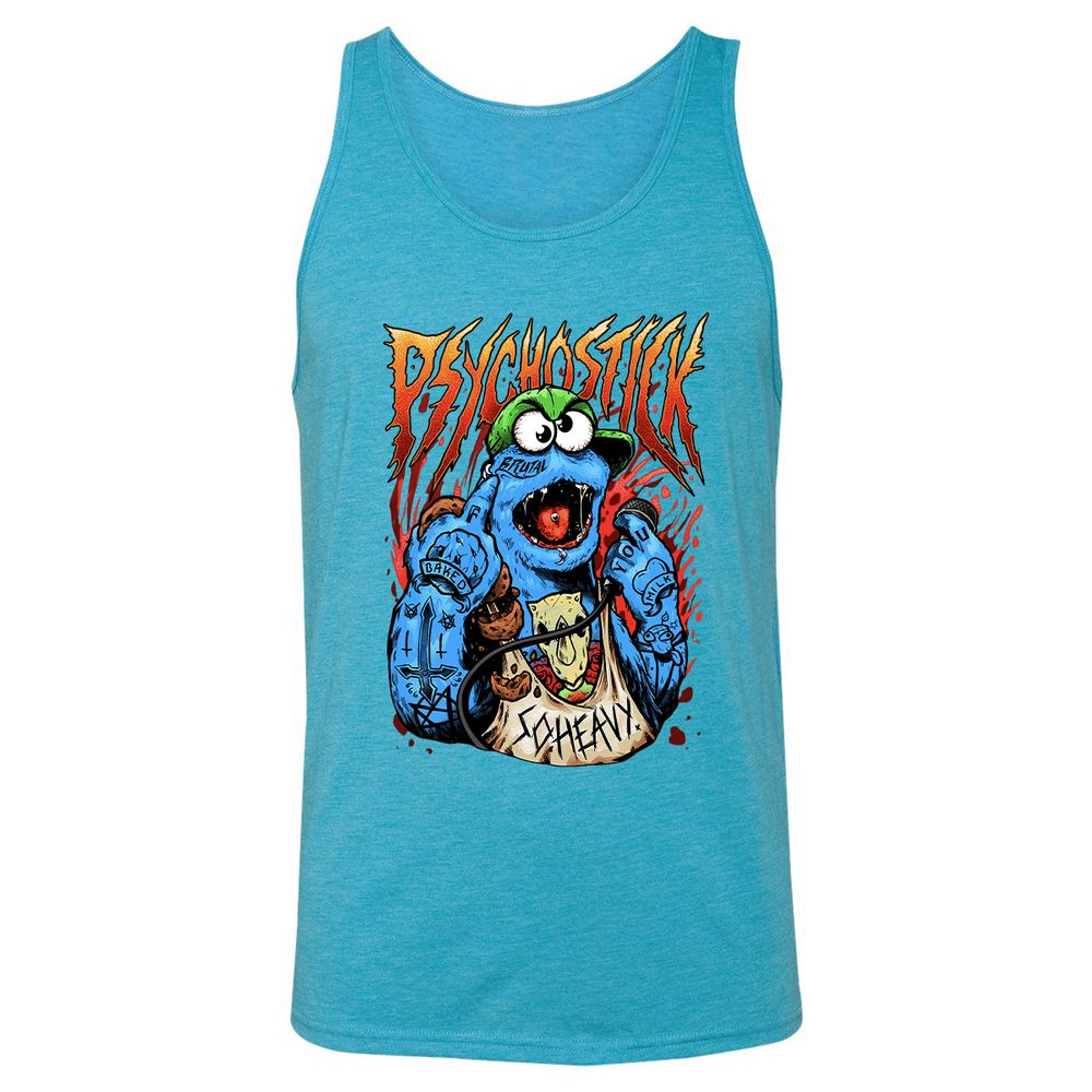 Unisex Jersey Tank - Z9M2BYMW - Aqua Triblend - 3