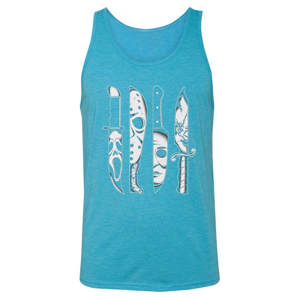 Unisex Jersey Tank - MHXLC8CH - Aqua Triblend - 3