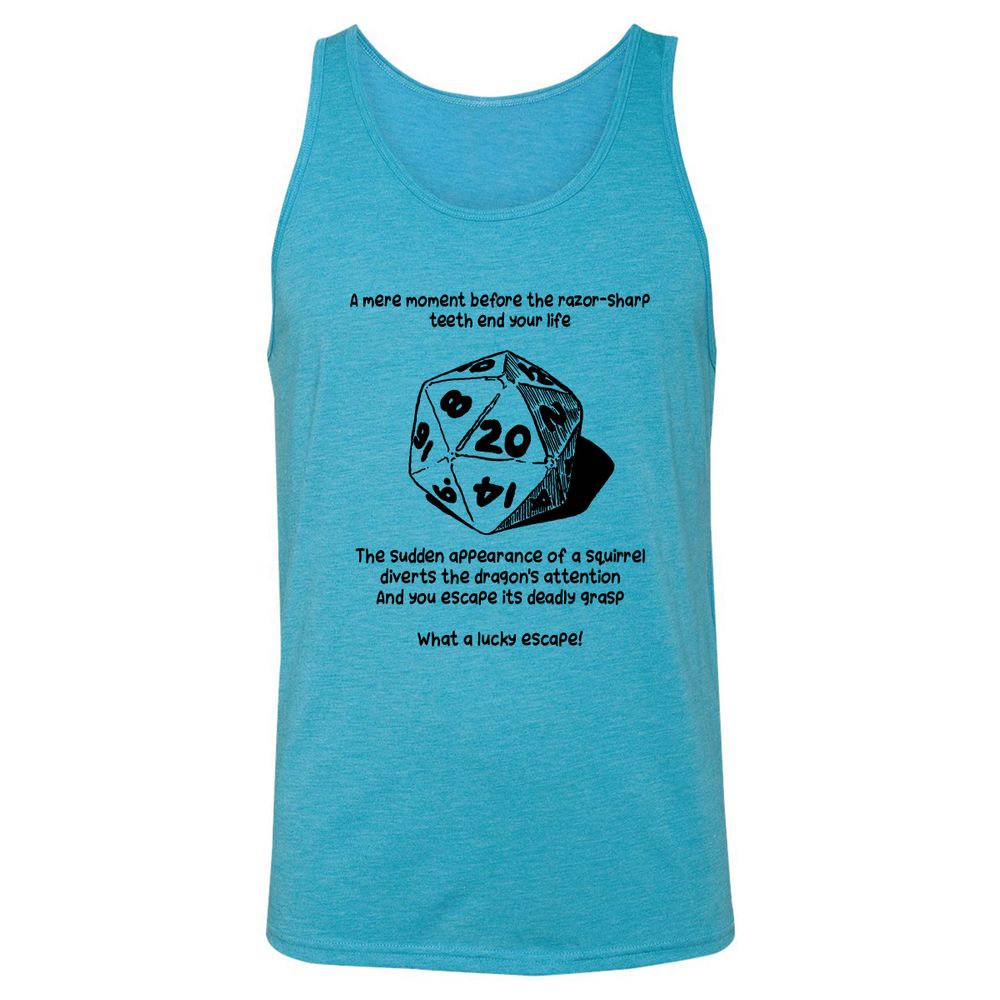 Unisex Jersey Tank - PB8QHV3A - Aqua Triblend - 3