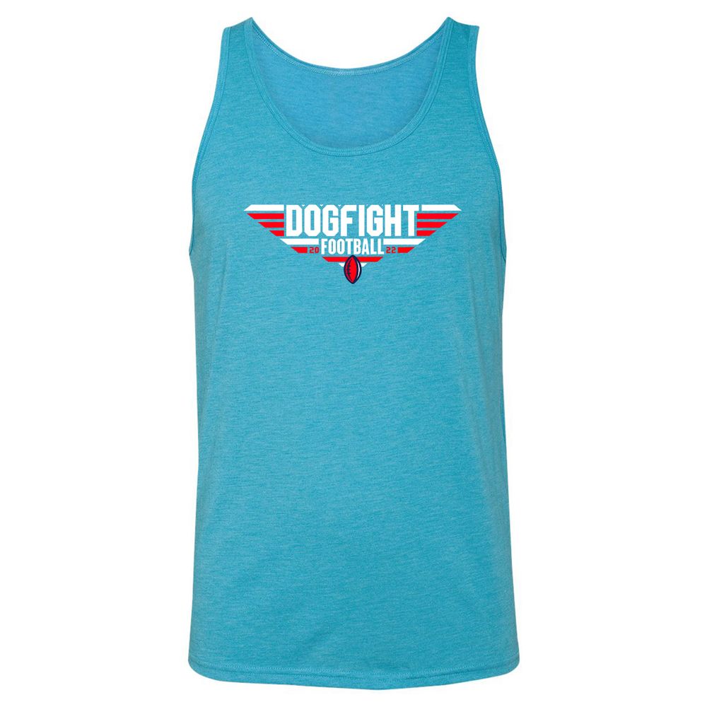 Unisex Jersey Tank - 9EV39MKH - Aqua Triblend - 3