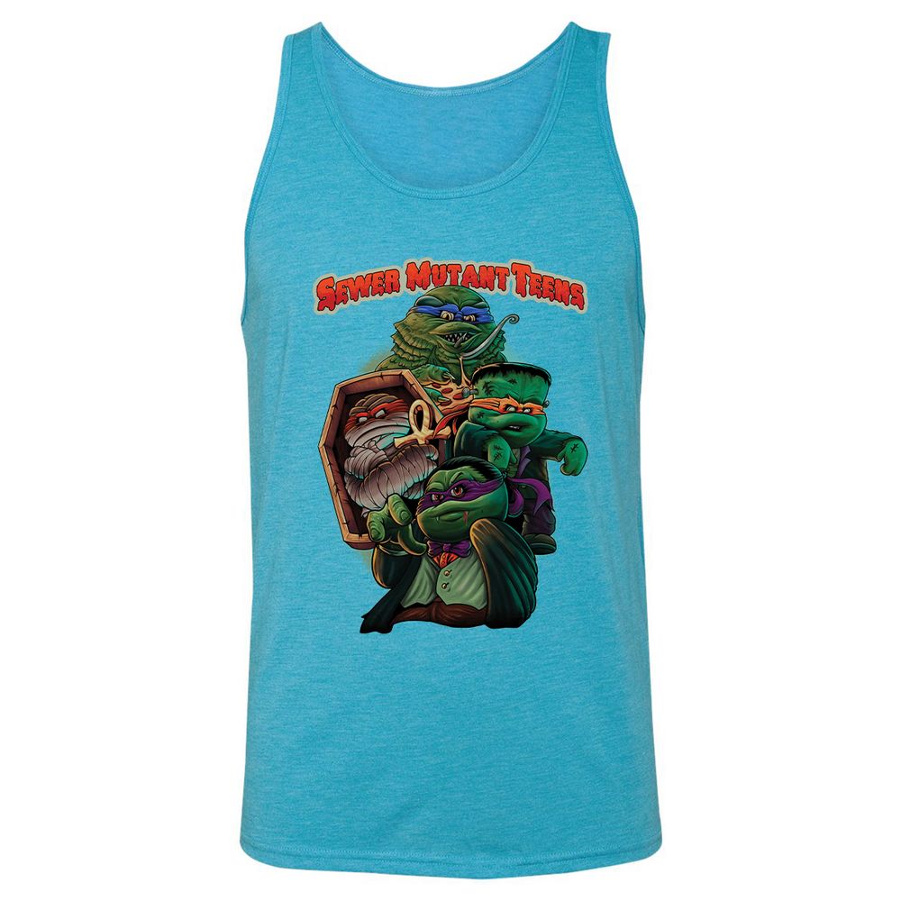 Unisex Jersey Tank - MCABBV3W - Aqua Triblend - 3