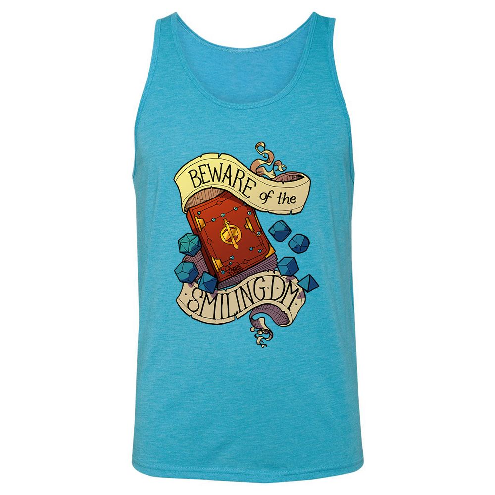 Unisex Jersey Tank - 2ME2Q2FS - Aqua Triblend - 3