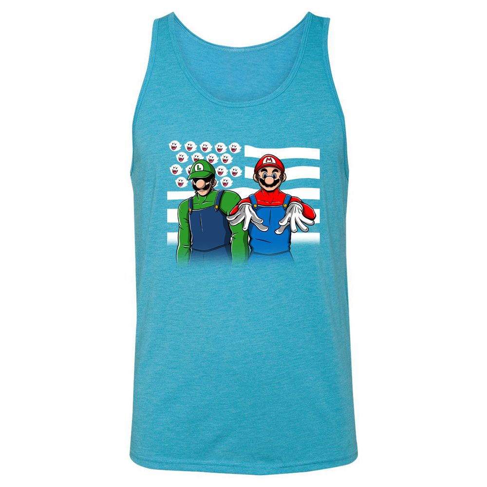 Unisex Jersey Tank - NHDQPE22 - Aqua Triblend - 3