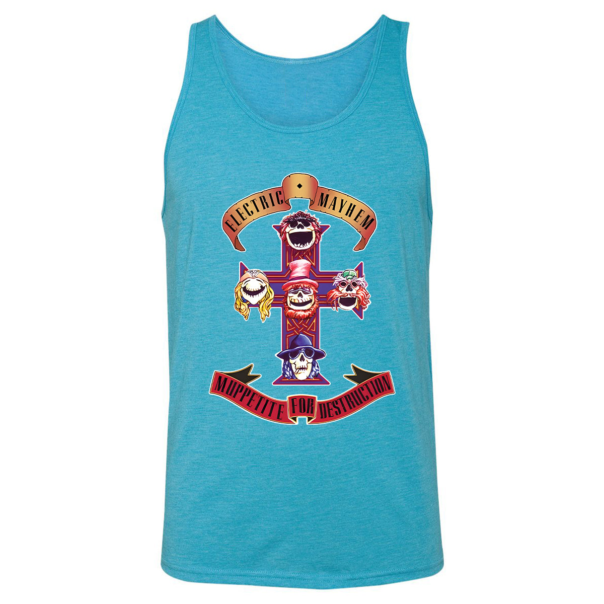 Unisex Jersey Tank - K419JNXT - Aqua Triblend - 3