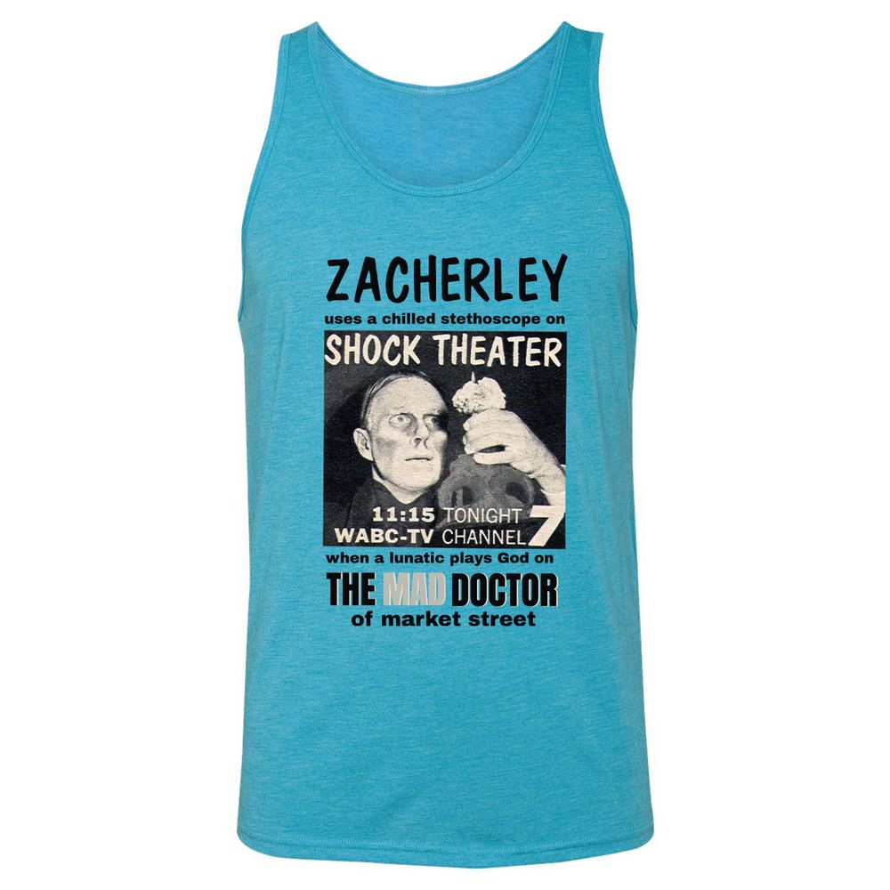 Unisex Jersey Tank - 45E8SV5W - Aqua Triblend - 3