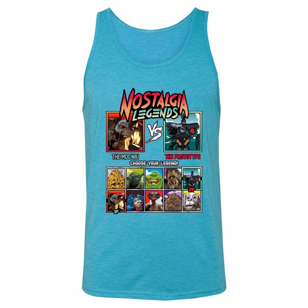 Unisex Jersey Tank - 2MBLLNAK - Aqua Triblend - 3