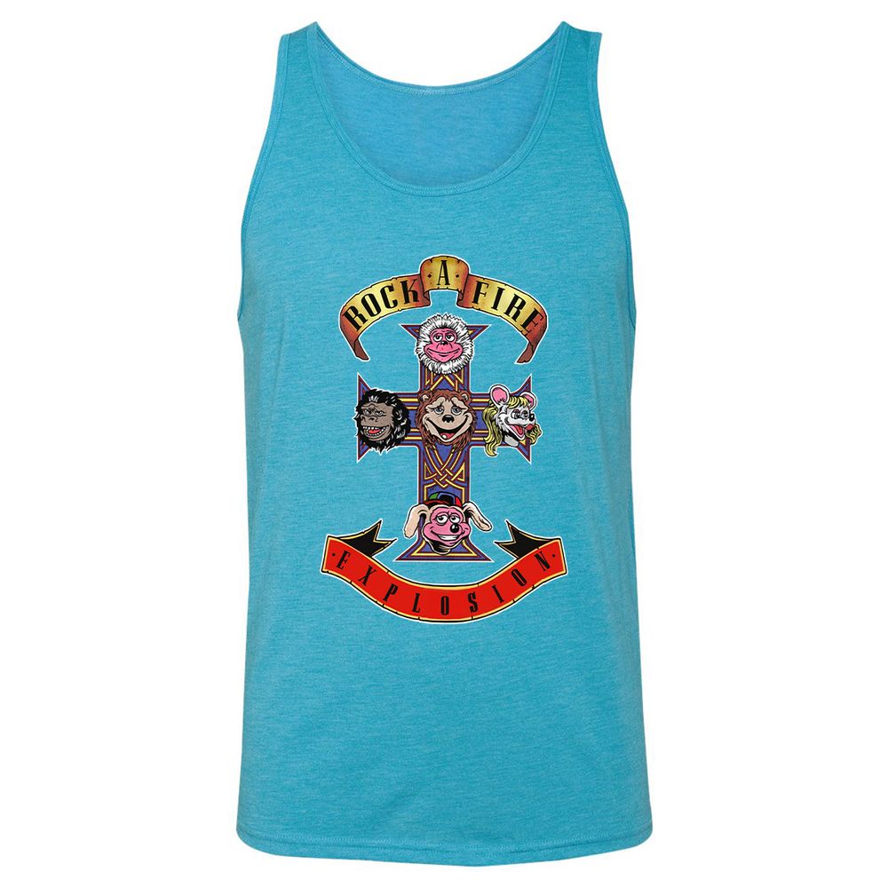 Unisex Jersey Tank - LN9A5ZFF - Aqua Triblend - 3