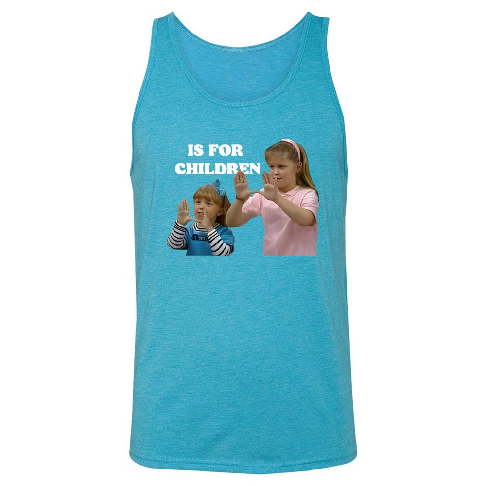 Unisex Jersey Tank - RUL9MVFM - Aqua Triblend - 3