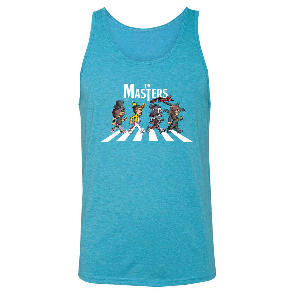Unisex Jersey Tank - RENDJQN9 - Aqua Triblend - 3