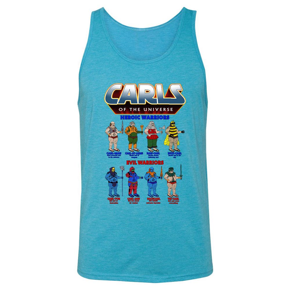 Unisex Jersey Tank - 42MP285J - Aqua Triblend - 3