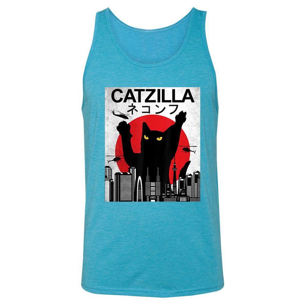 Unisex Jersey Tank - 3NLTUCGA - Aqua Triblend - 3