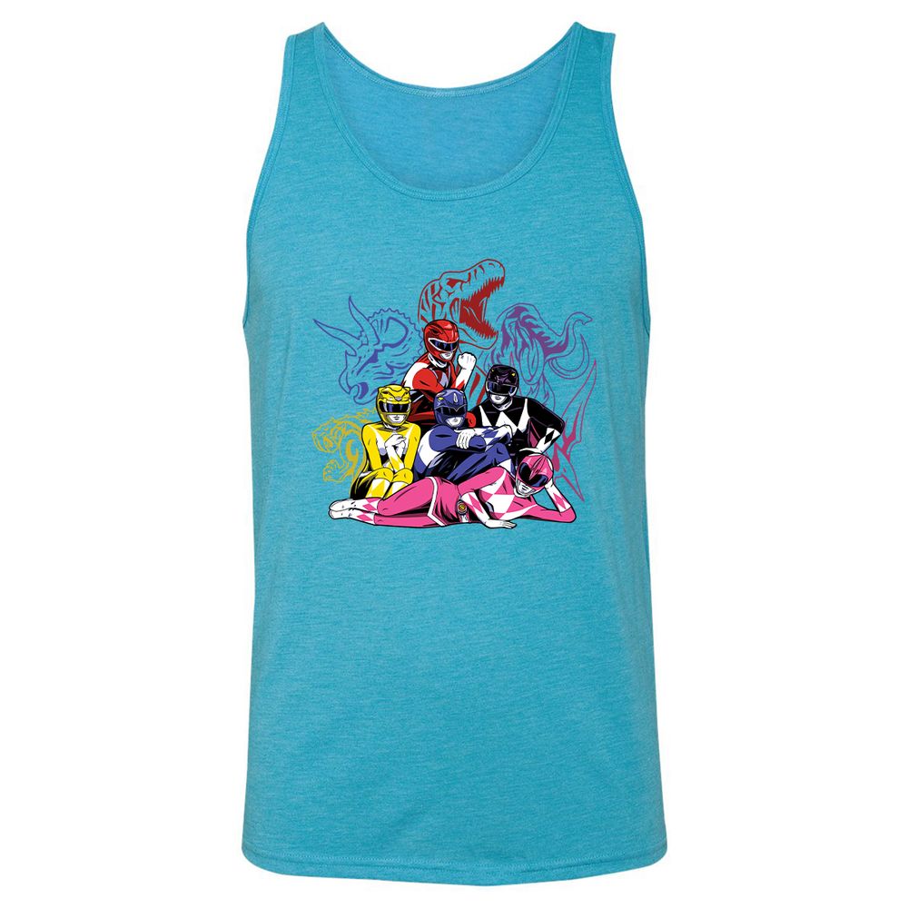 Unisex Jersey Tank - Y4X32HKA - Aqua Triblend - 3