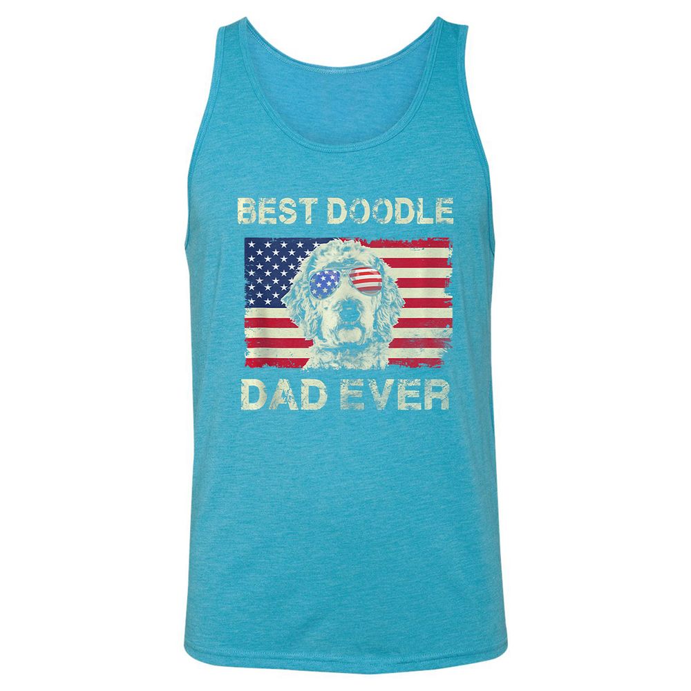 Unisex Jersey Tank - LJLK5LKZ - Aqua Triblend - 3